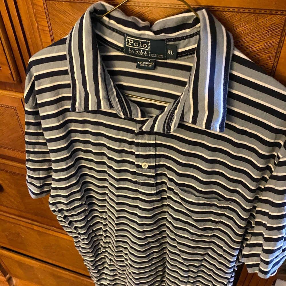 Men’s Ralph Lauren Polo blue stripes